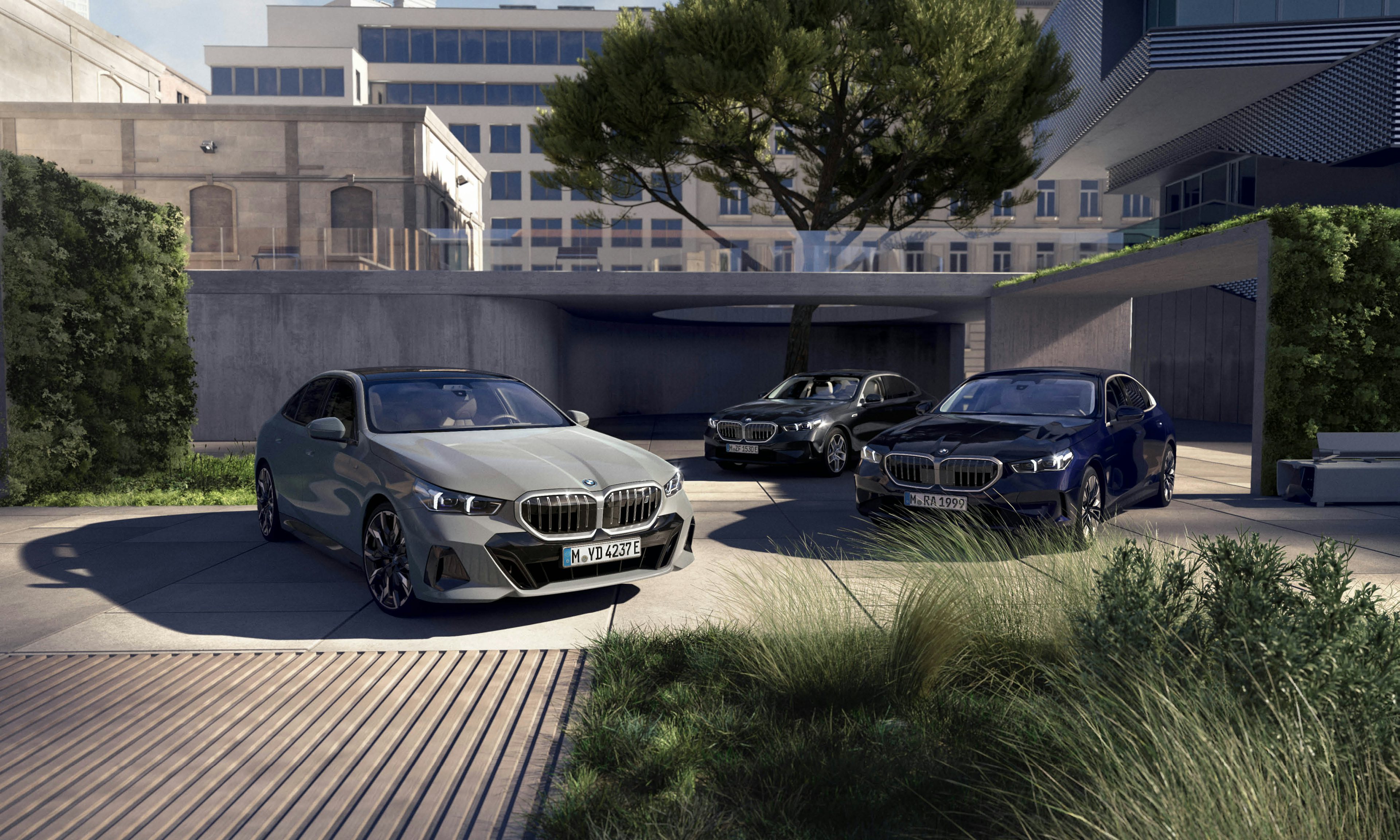 Die neuen BMW 5er Modelle.